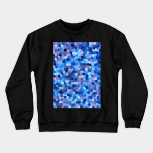 Geometric Acrylic Pour Crewneck Sweatshirt